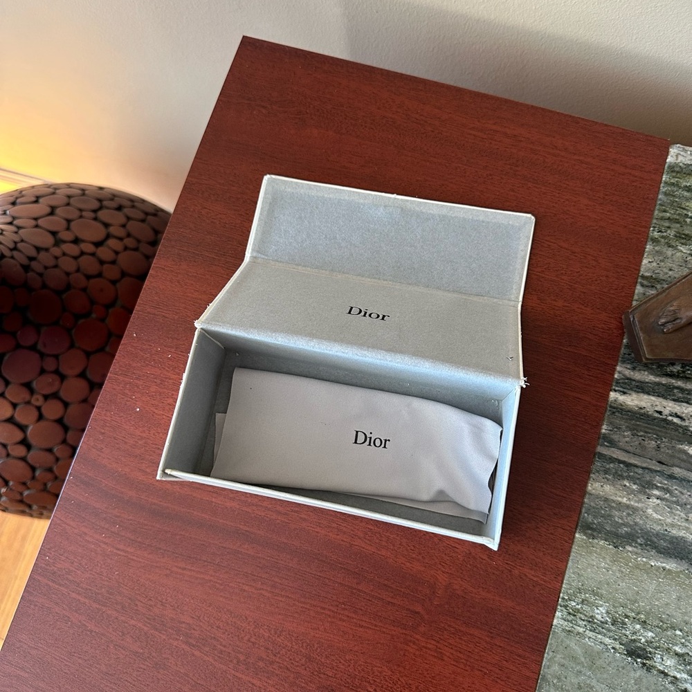 Authentic DIOR Sunglasses hard Case + cleaning cloth